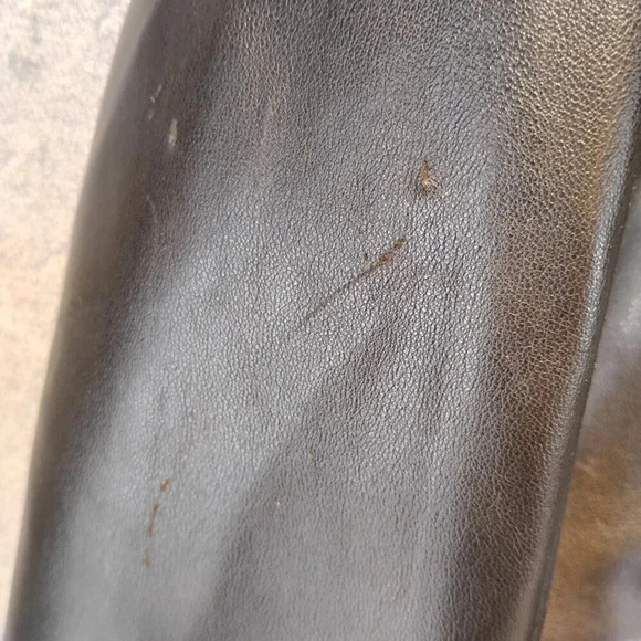 Tres You Vegan Faux Leather Tailored 2  Pocket Lined Moto Jacket in Size Large - Picture 9 of 9